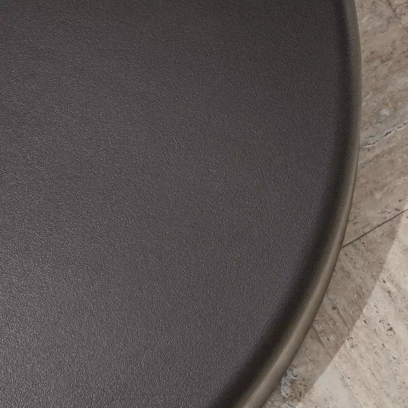 Pied de parasol circulaire d'extérieur en béton de 54 kg, noir mat