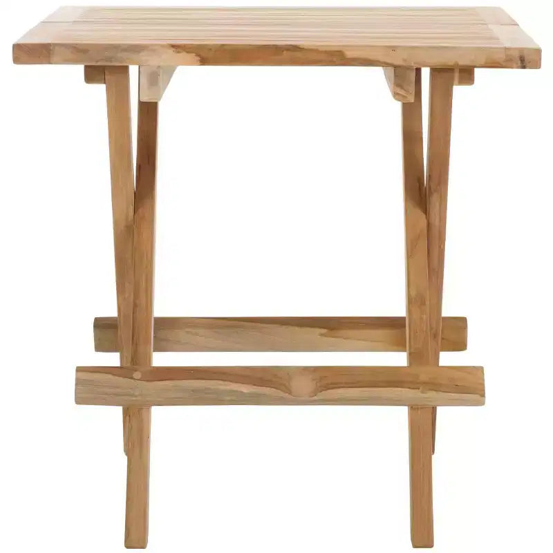 Saba Teak Folding Square Table - Indoor/Outdoor - PAT6602 - Natural - Safavieh