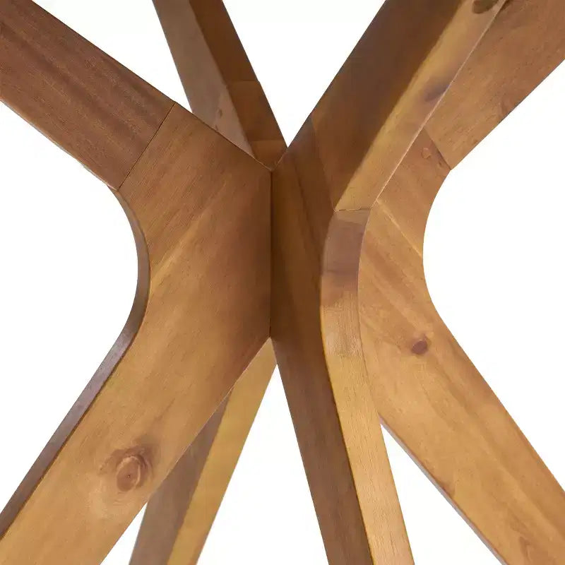 Table à manger d'extérieur en bois d'acacia, Teck