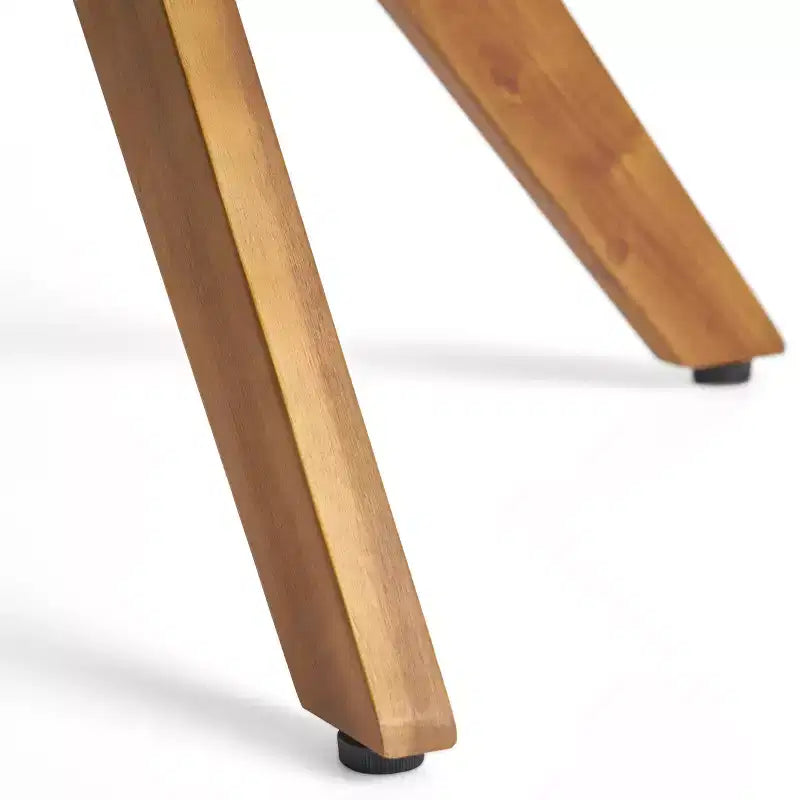 Table à manger d'extérieur en bois d'acacia, Teck