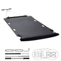 VEVOR Yard Drag Sled, 90 x 46 in, 1500lbs Heavy Duty Utility Sled, HDPE Drag Glider with Ropes & Pull Cables, Hand & Vehicle Use Game Hauler, Black