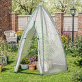 UPTIOT All-Season Greenhouse with Roll-Up Mesh Window & Multi-Weather Protection