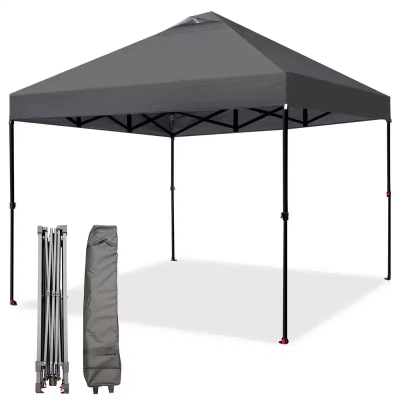 Pop Up Canopy Tent, One-Push Easy Setup Instant Outdoor Gazebo, Heavy Duty Commercial Sun Shelter with Vent, for Party, Event, Camping