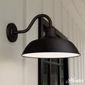 Applique Murale Extérieure Noir Mat - Charme Industriel Rustique pour Terrasses et Espaces de Vie