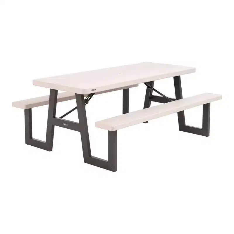 Table de pique-nique pliante de 6 pieds