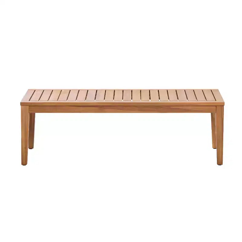 Table basse de patio en bois d'acacia massif