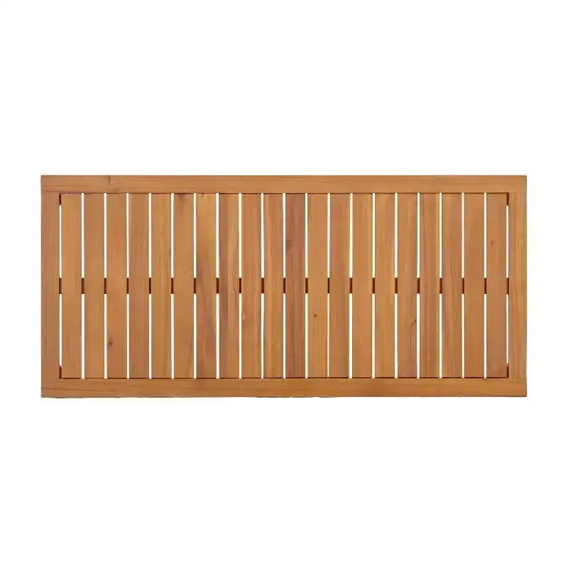 Table basse de patio en bois d'acacia massif