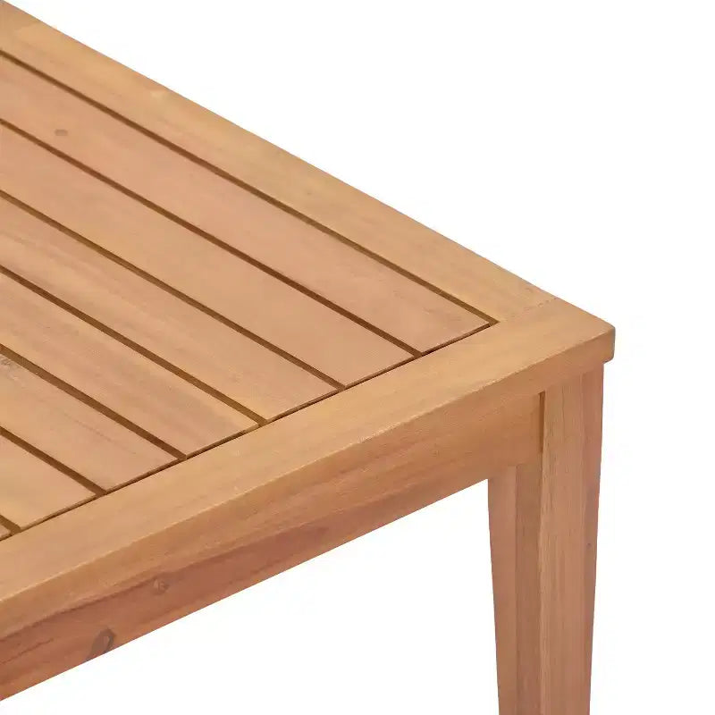 Table basse de patio en bois d'acacia massif