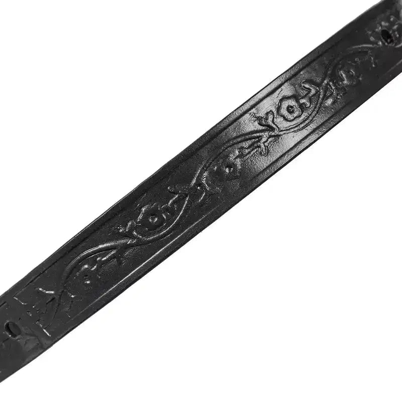 Trellis en métal obélisque de jardin Evergren pour plantes grimpantes | Treillis arche à motif floral intérieur/extérieur pour plantes en pot (5 pieds noir)