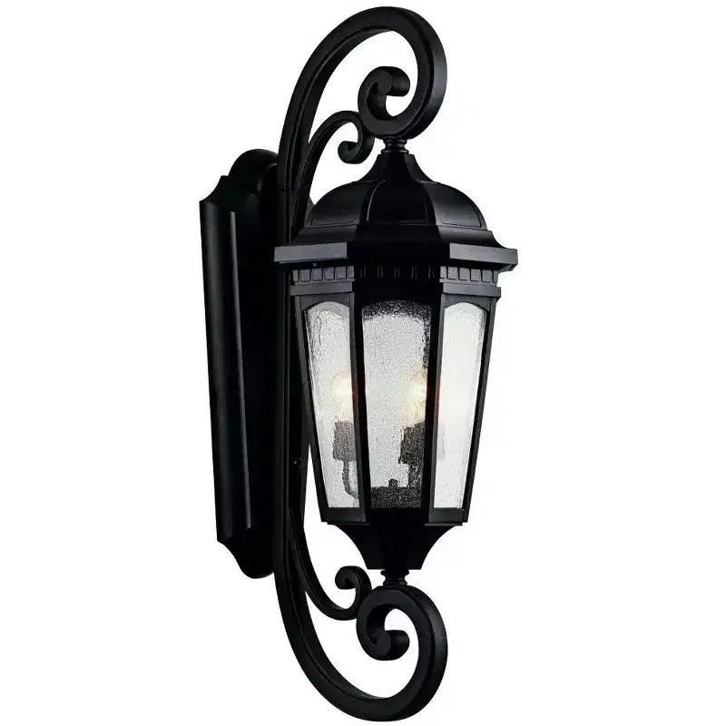 Kichler Lighting Courtyard 3 - Light Wall Light in Textured Black