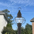 1 - Luminaire de lampadaire en noir