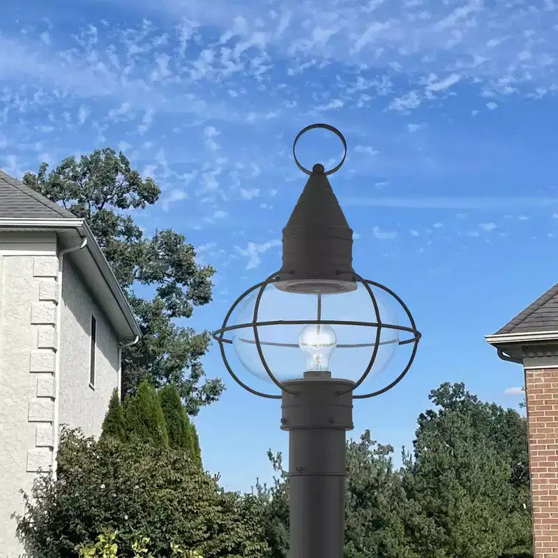 1 - Luminaire de lampadaire en noir