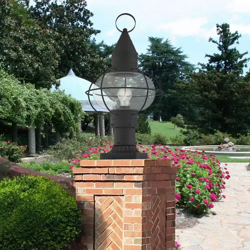 1 - Luminaire de lampadaire en noir