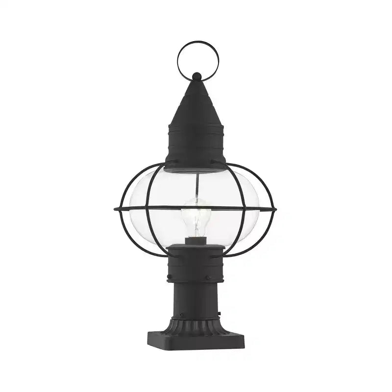 1 - Luminaire de lampadaire en noir