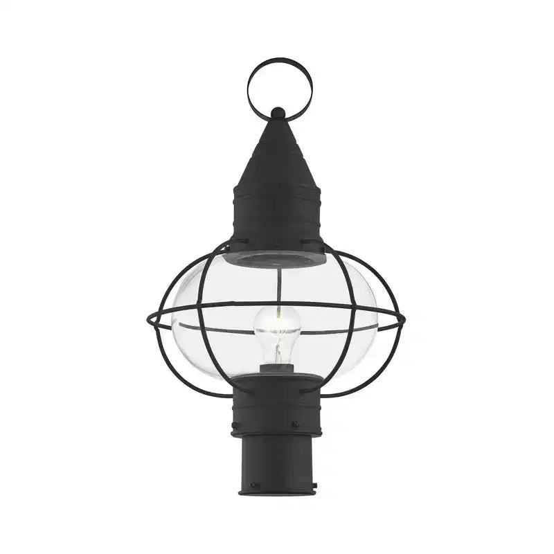 1 - Luminaire de lampadaire en noir