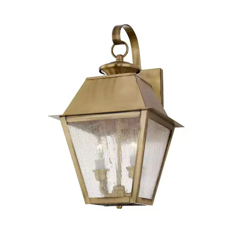 Applique murale Light en laiton antique