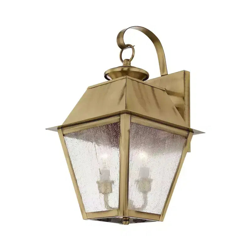 Applique murale Light en laiton antique