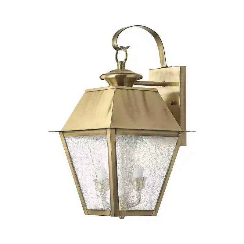 Applique murale Light en laiton antique