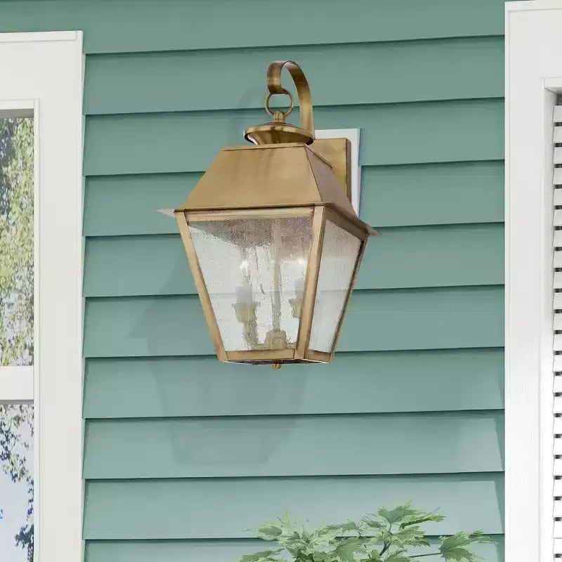 Applique murale Light en laiton antique