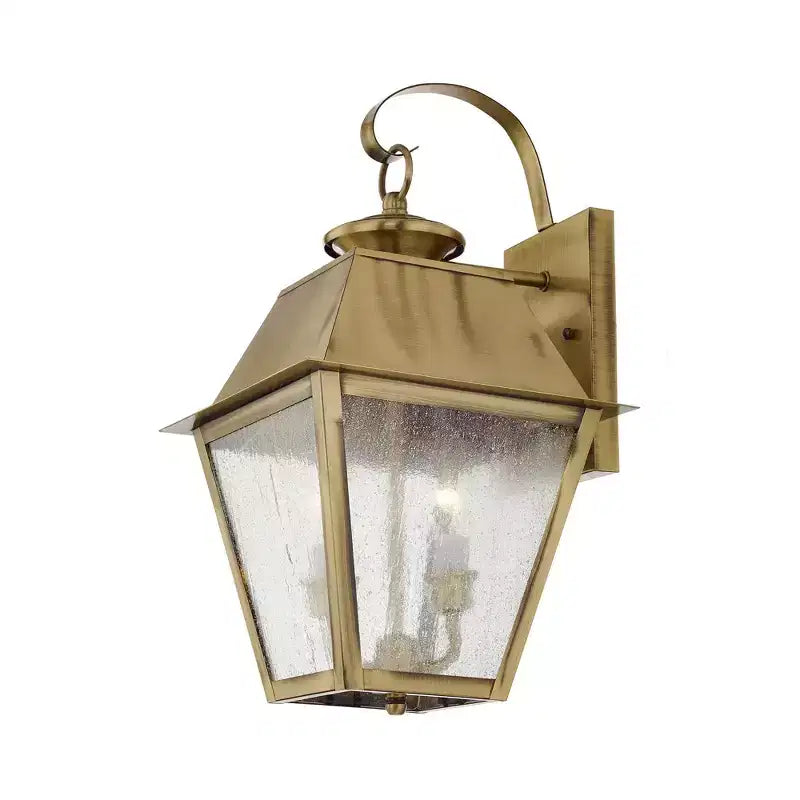 Applique murale Light en laiton antique