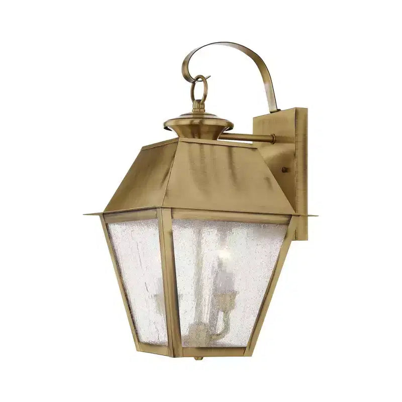 Applique murale Light en laiton antique