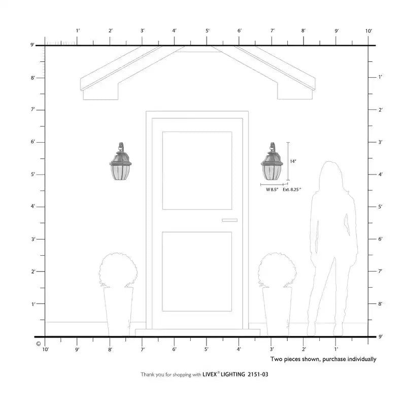 Applique murale Light blanche