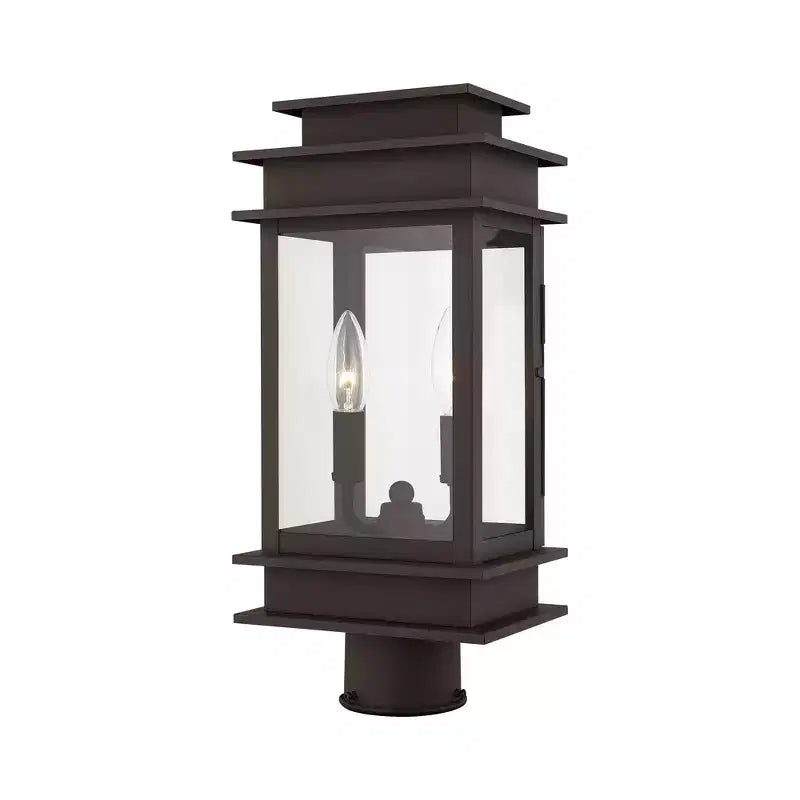 Livex Lighting Princeton 2 - Light Post Light in Bronze