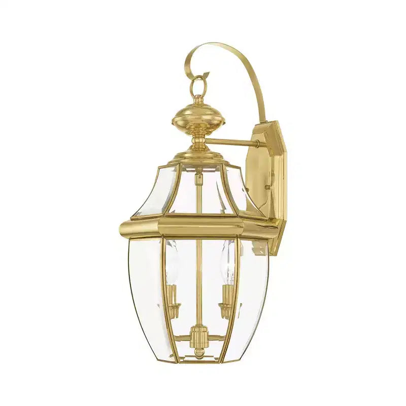 Livex Lighting Monterey 2 - Light Wall Light in Polished Brass