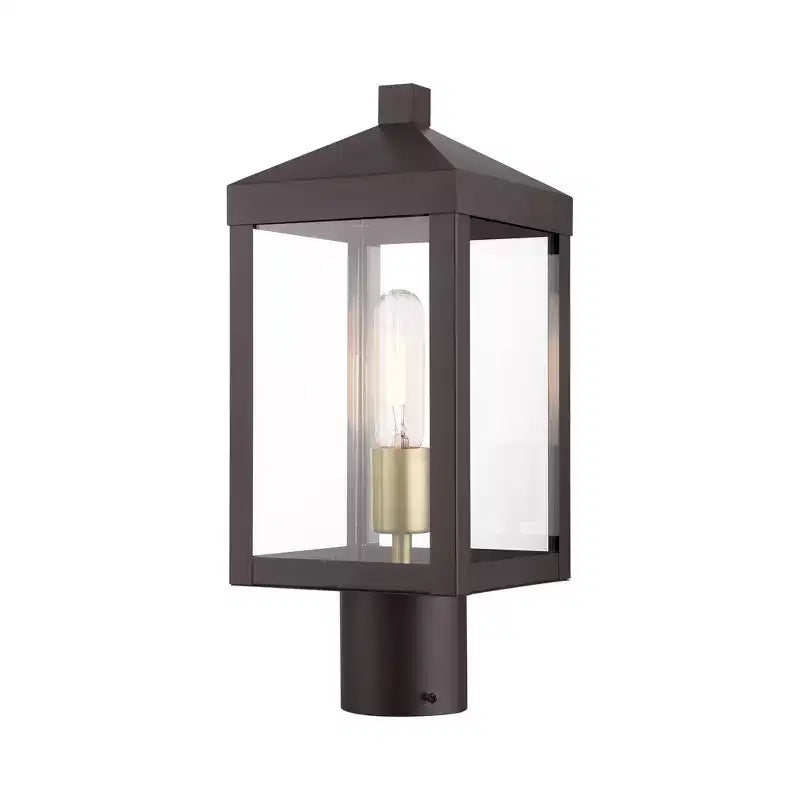 Livex Lighting Nyack 1 - Light Post Light in Bronze
