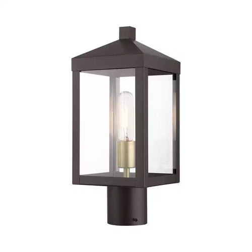 Livex Lighting Nyack 1 - Light Post Light in Bronze