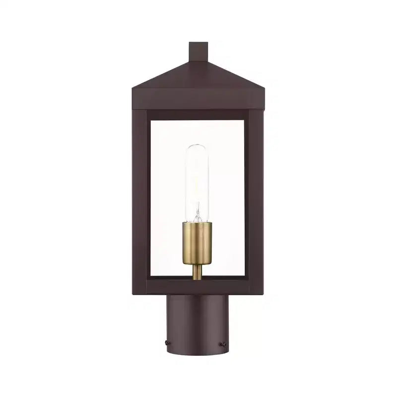 1 - Lampadaire lumineux en bronze