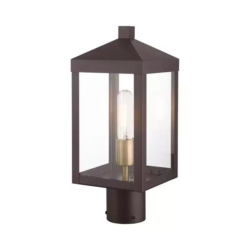 1 - Lampadaire lumineux en bronze