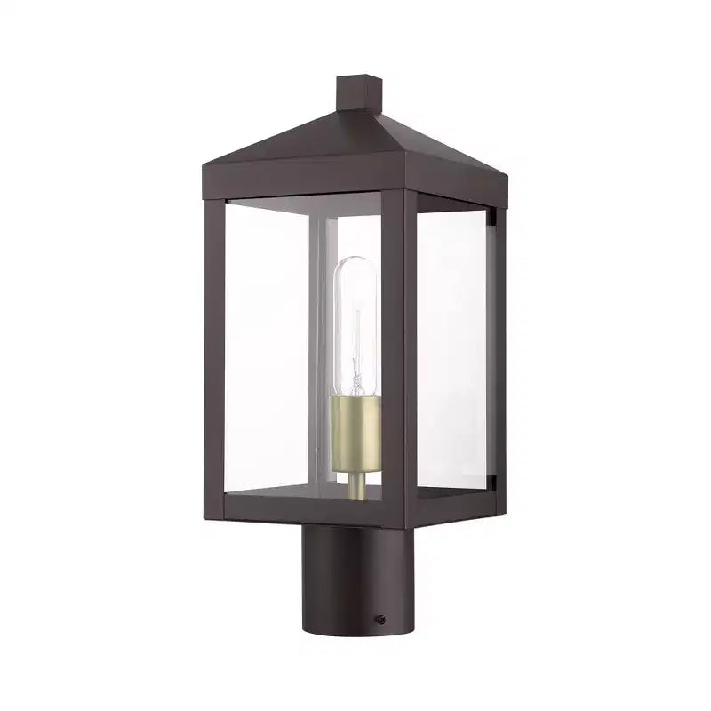 1 - Lampadaire lumineux en bronze