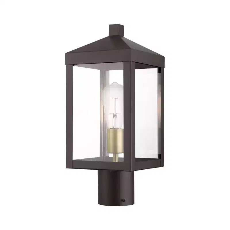 1 - Lampadaire lumineux en bronze
