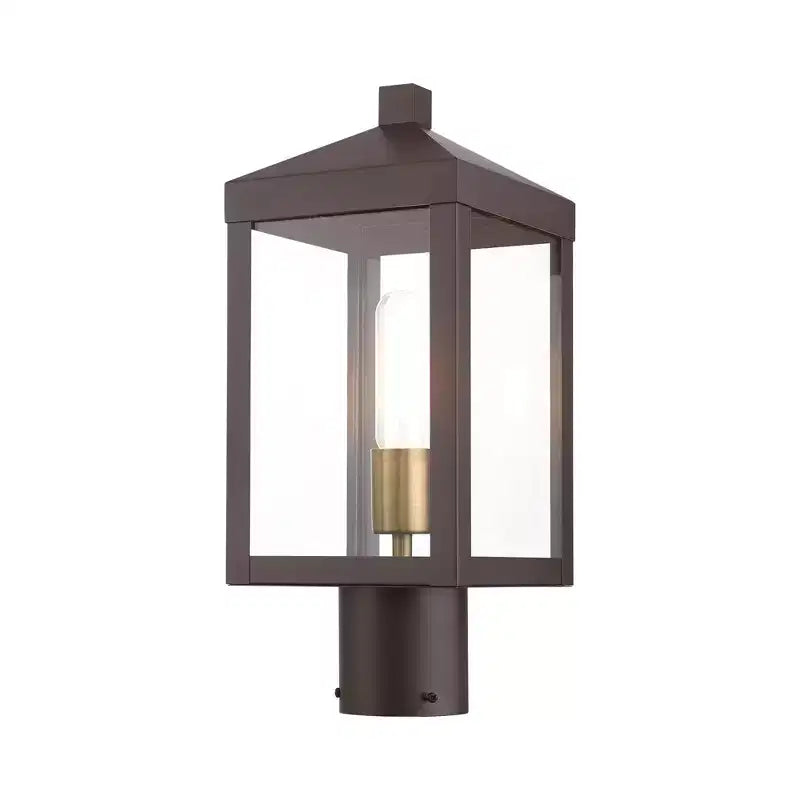 1 - Lampadaire lumineux en bronze