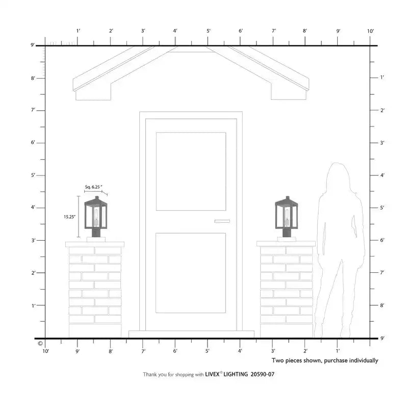 1 - Lampadaire lumineux en bronze