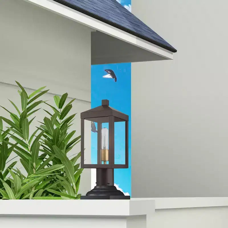 1 - Lampadaire lumineux en bronze