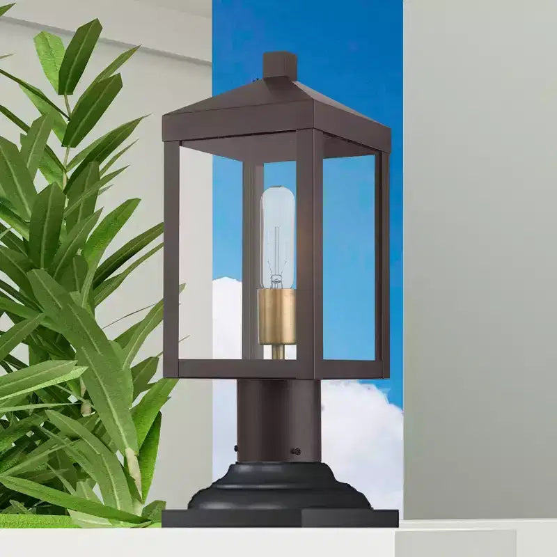1 - Lampadaire lumineux en bronze