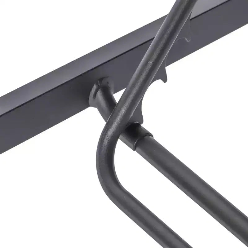 Ensemble de 2 chaises longues de patio en aluminium noir, réglables et résistantes aux intempéries pour piscine, jardin, terrasse ou balcon